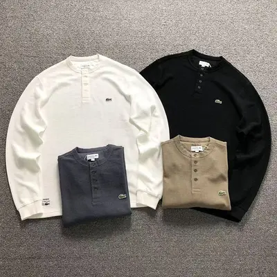 ¥178 LACOSTE LONG SLEEVED 22071725125(im 170cm 60kg i wear size XL in the phot)
