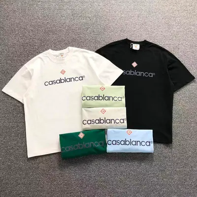 ￥105 CASABLANCA T-SHIRT 52071831127（im 170cm 60kg i wear size L in the phot）