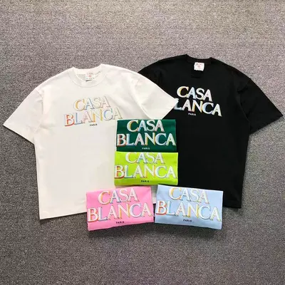 ￥105 CASABLANCA T-SHIRT 52071809127（im 170cm 60kg i wear size L in the phot）