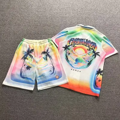 TOP￥105 SHORTS ￥98 CASABLANCA T-SHIRT SHORTS 3207180332