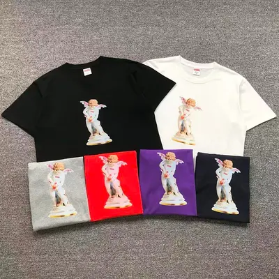 ¥98 S⭐⭐R⭐⭐E T-SHIRT 127210702(im 170cm 60kg i wear size L in the phot)