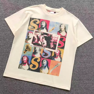 ¥112 SAINT MICHAEL T-SHIRT 3207222217(im 170cm 60kg i wear size S in the phot)