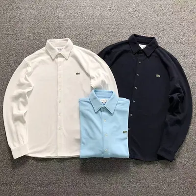 ¥168 LACOSTE LONG SLEEVED 127240409(im 170cm 60kg i wear size M in the phot)