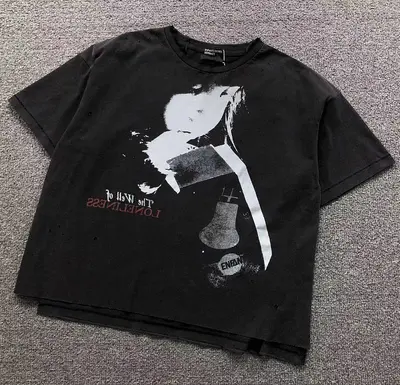 ¥113 ENFANTS RICHES DEPRIMES T-SHIRT 3207251017(im 170cm 60kg i wear size S in the phot)