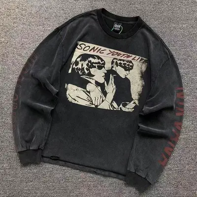 ￥139 SAINT MICHAEL LONG SLEEVED 2207253117（im 170cm 60kg i wear size S in the phot）