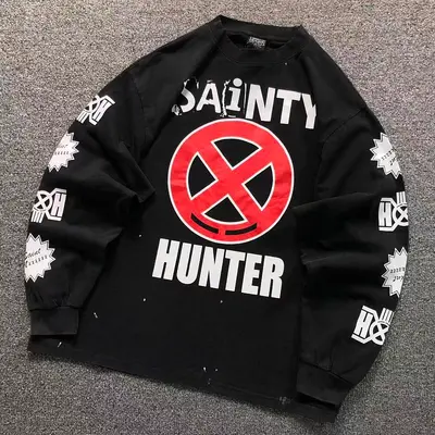 ￥145 SAINT MICHAEL LONG SLEEVED 2207253017（im 170cm 60kg i wear size L in the phot）