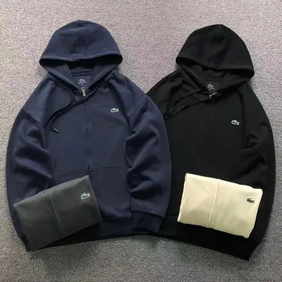 ￥188 LACOSTE HOODIE 2207270504（im 170cm 60kg i wear size XL in the phot）
