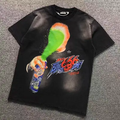￥139 HELLSTAR T-SHIRT 3207261272（im 170cm 60kg i wear size L in the phot）