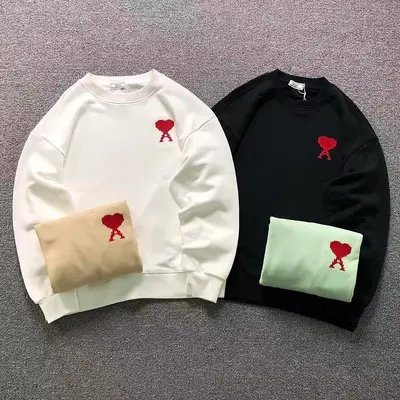 ￥178 AMI HOODIE 3207301621（im 170cm 60kg i wear size M in the phot）
