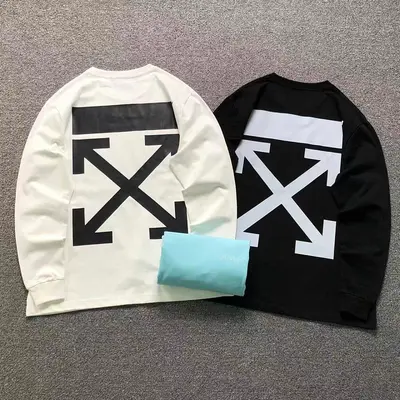 ￥129 OFF-WHITE LONG SLEEVED 3207302321（im 170cm 60kg i wear size M in the phot）