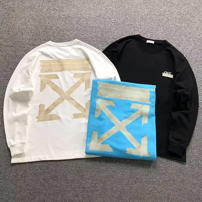 ￥129 OFF-WHITE LONG SLEEVED 3207302221（im 170cm 60kg i wear size M in the phot）