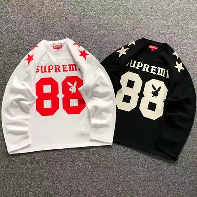 ¥165 S⭐⭐R⭐⭐E PLAYBOY LONG SLEEVED 127311833(im 170cm 60kg i wear size M in the phot)
