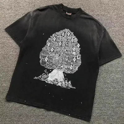 ￥118 SAINT MICHAEL T-SHIRT 3208030517 （im 170cm 60kg i wear size S in the phot）