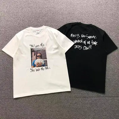 ￥113 S⭐⭐R⭐⭐E T-SHIRT 52080453182（im 170cm 60kg i wear size M in the phot）