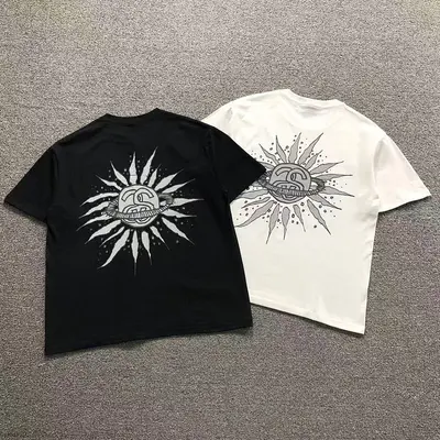 ￥72 STUSSY T-SHIRT 52080517182（im 170cm 60kg i wear size M in the phot）