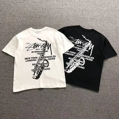 ￥72 STUSSY T-SHIRT 52080442182（im 170cm 60kg i wear size M in the phot）
