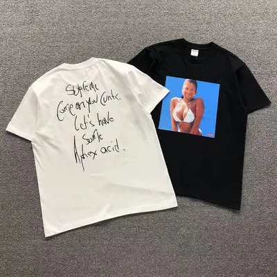 ￥113 S⭐⭐R⭐⭐E T-SHIRT 52080440182（im 170cm 60kg i wear size M in the phot）
