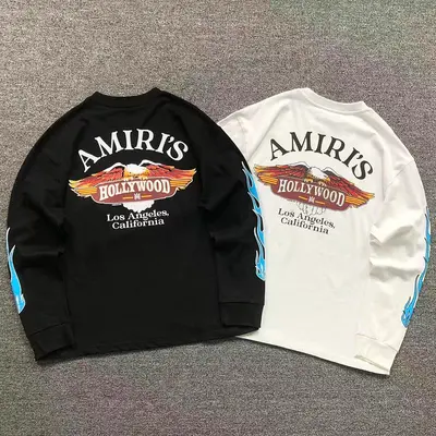 ￥135 AMIRI LONG SLEEVED 3208052421（im 170cm 60kg i wear size M in the phot）