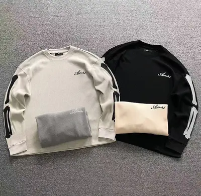 ￥135 AMIRI LONG SLEEVED 3208052521（im 170cm 60kg i wear size M in the phot）