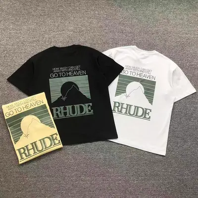 ￥105 RHUDE T-SHIRT 3208060717（im 170cm 60kg i wear size S in the phot）