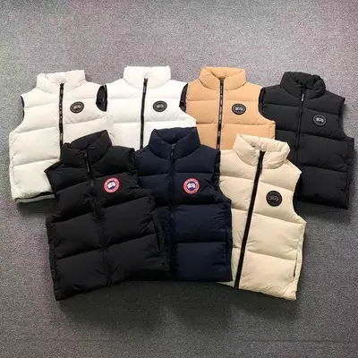 ￥438 C⭐N⭐⭐A G⭐⭐⭐E VEST DOWN JACKETS 3208060315（im 170cm 60kg i wear size S in the phot）