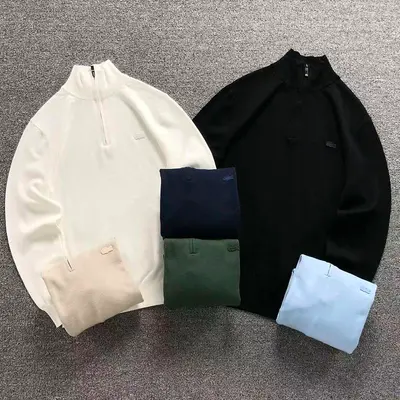 ￥135 LACOSTE SWEATER 3208070503（im 170cm 60kg i wear size L in the phot）