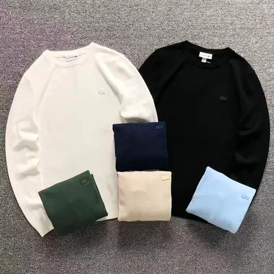 ￥125 LACOSTE SWEATER 3208070403（im 170cm 60kg i wear size L in the phot）