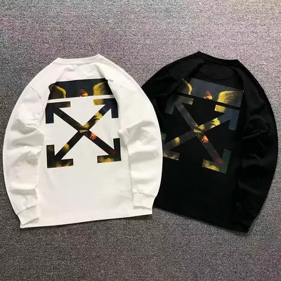 ￥125 OFF-WHITE LONG SLEEVED 5208080819（im 170cm 60kg i wear size M in the phot）