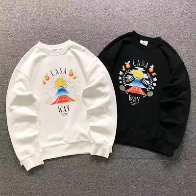 ¥135 CASABLANCA HOODIE 3208090321(im 170cm 60kg i wear size M in the phot)