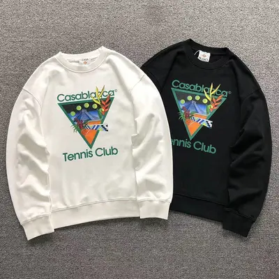 ¥135 CASABLANCA HOODIE 3208090621(im 170cm 60kg i wear size M in the phot)