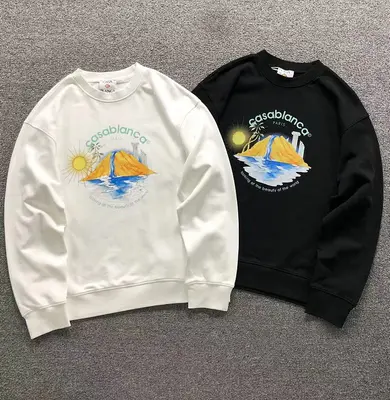 ¥135 CASABLANCA HOODIE 3208090921(im 170cm 60kg i wear size M in the phot)