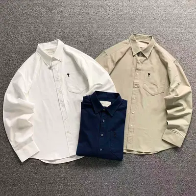 ￥218 AMI SHIRT 2208110504 （im 170cm 60kg i wear size XL in the phot）