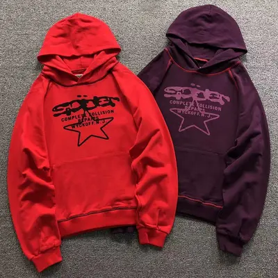 ￥185 SP5DER HOODIE 22081303125 （im 170cm 60kg i wear size M in the phot）