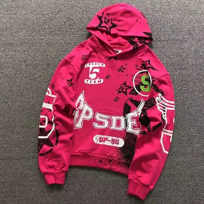 ￥185 SP5DER HOODIE 22081304125（im 170cm 60kg i wear size S in the phot）