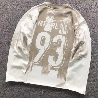 ￥139 REPRESENT LONG SLEEVED 3208133217（im 170cm 60kg i wear size S in the phot）