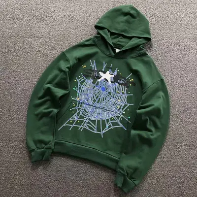 ￥185 SP5DER HOODIE 22081315125（im 170cm 60kg i wear size M in the phot）
