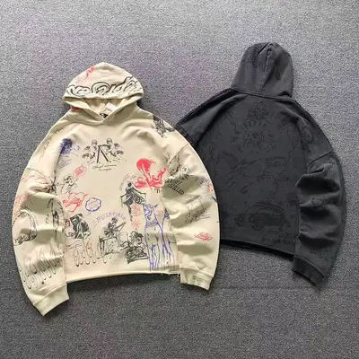 ¥225 REPRESENT HOODIE 3208132917(im 170cm 60kg i wear size S in the phot)