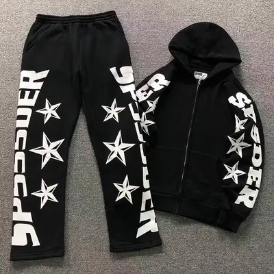 TOP ¥195 TROUSERS ¥185 SP5DER HOODIE TROUSERS 22081333125(im 170cm 60kg i wear size M in the phot)