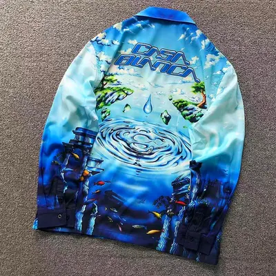 ¥125 CASABLANCA SHIRT 2208142739(im 170cm 60kg i wear size L in the phot)
