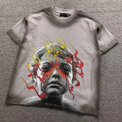 ¥125 FASHION T-SHIRT 3208140117(im 170cm 60kg i wear size S in the phot)