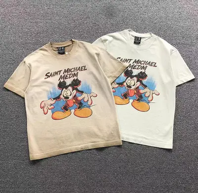 ¥98 SAINT MICHAEL T-SHIRT 42081403155(im 170cm 60kg i wear size S in the phot)