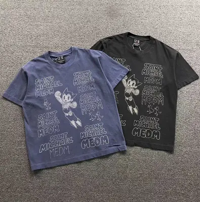 ¥98 SAINT MICHAEL T-SHIRT 42081406155(im 170cm 60kg i wear size S in the phot)