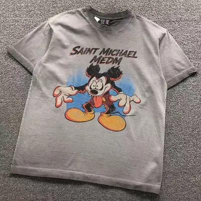 ¥98 SAINT MICHAEL T-SHIRT 42081404155(im 170cm 60kg i wear size S in the phot)
