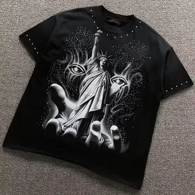 ¥125 FASHION T-SHIRT 3208141217(im 170cm 60kg i wear size S in the phot)