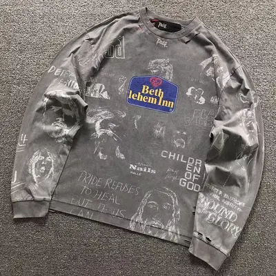 ¥145 PA⭐Y H⭐LLYW⭐OD LONG SLEEVED 3208142617(im 170cm 60kg i wear size L in the phot)