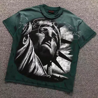 ¥125 FASHION T-SHIRT 3208140317(im 170cm 60kg i wear size S in the phot)