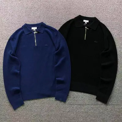 ¥188 LACOSTE SWEATER 2208151404(im 170cm 60kg i wear size L in the phot)