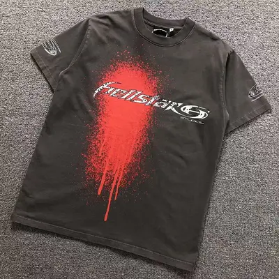 ¥139 HELLSTAR T-SHIRT 4208150672(im 170cm 60kg i wear size M in the phot)