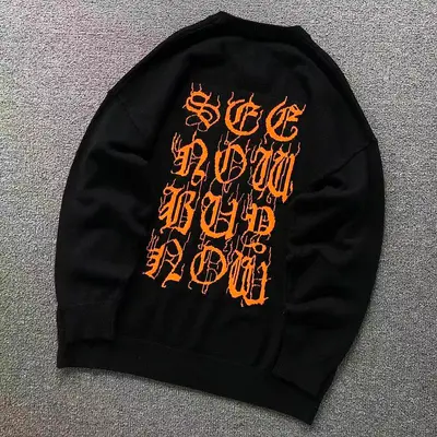 ¥235 B⭐L⭐⭐⭐IA⭐A SWEATER 2208171201(im 170cm 60kg i wear size XL in the phot)