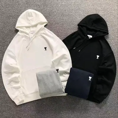 ￥158 AMI HOODIE 3208163817（im 170cm 60kg i wear size S in the phot）